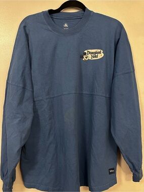 Disney Navy Crewneck Tee with Gold Logo
